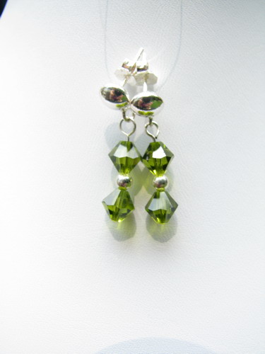 Earrings close-up