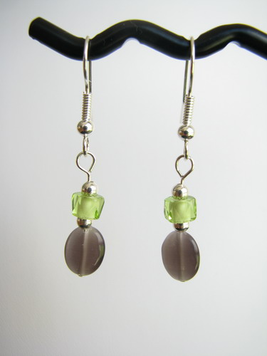 Earrings close-up