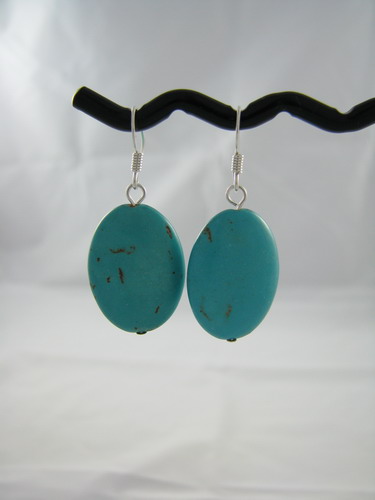 Earrings close-up